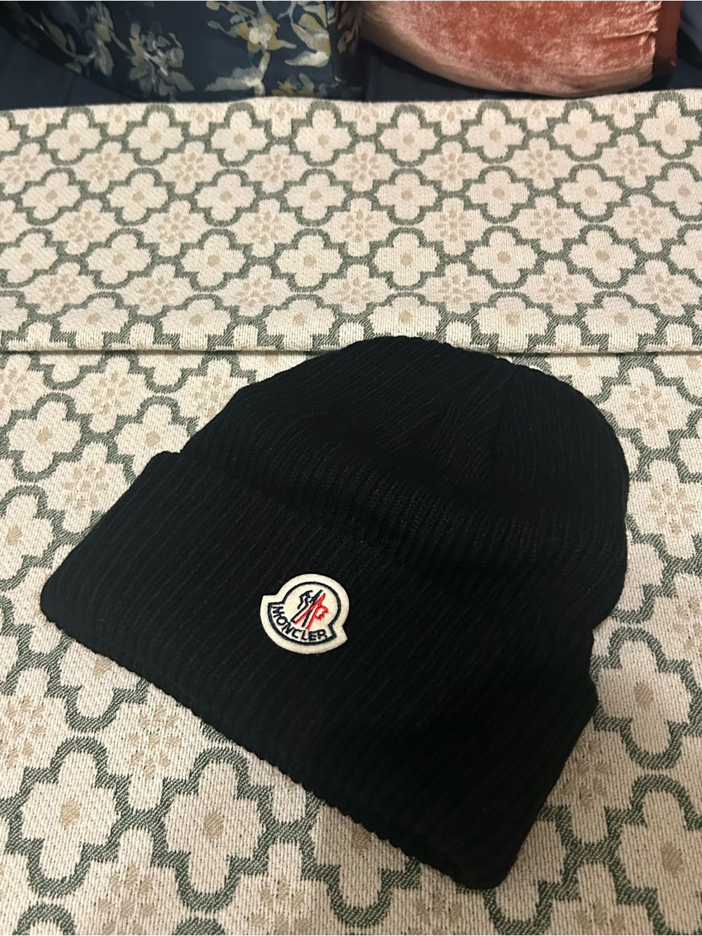 Moncler Wool Logo Beanie